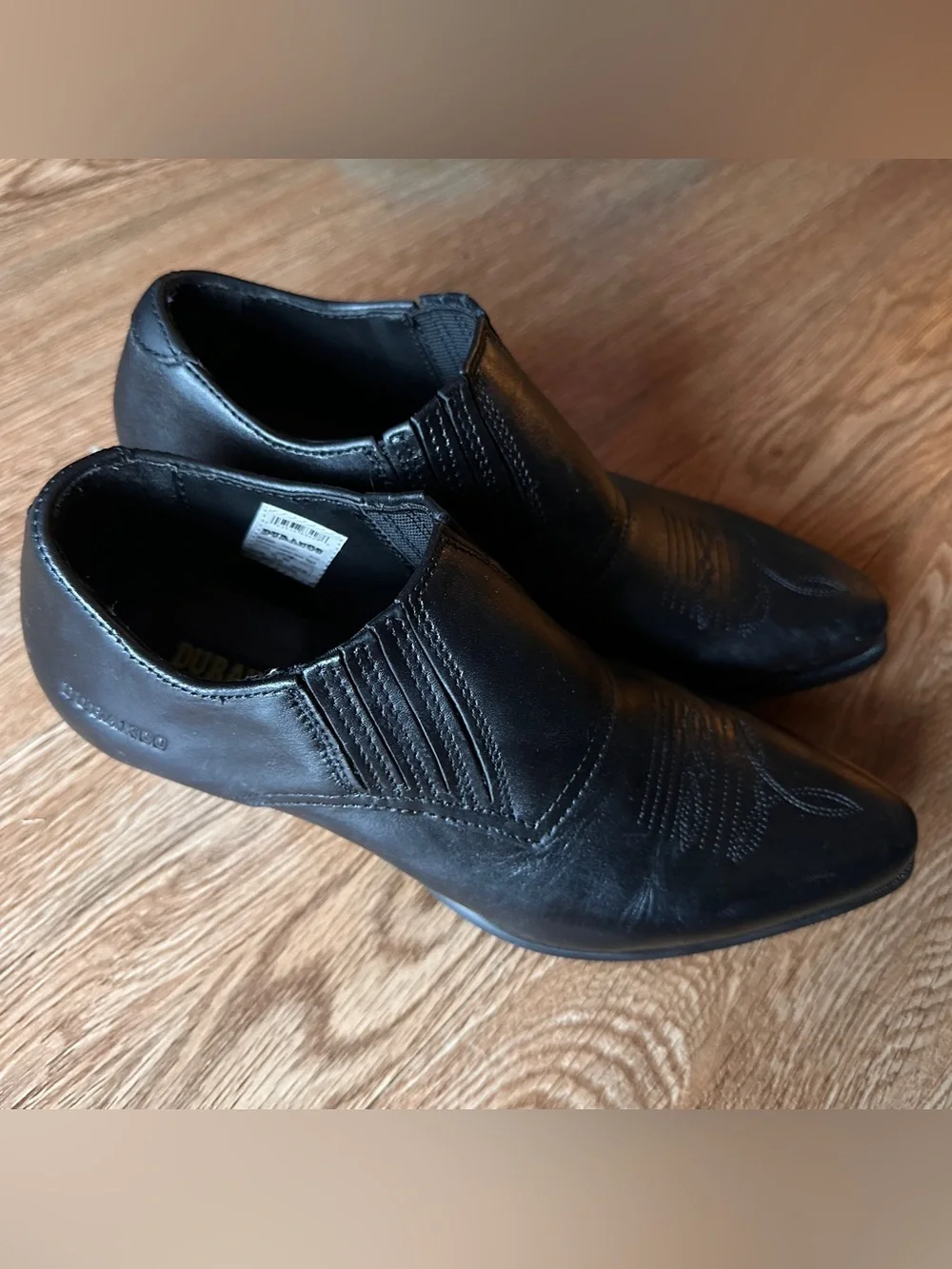 Durango Women’s Size 8 Black Slip-On Cowboy Western Booties Shoes RD3520